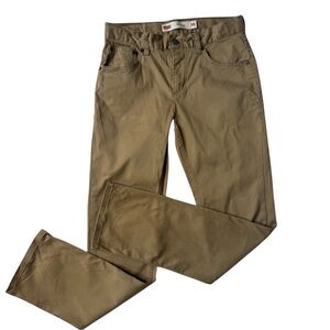 Levi’s 511 Boys Tan Jeans Size 16 Slim 28 x 30